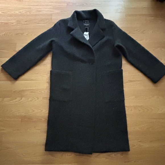 Banana Republic Petite Gray Coat Size Medium - Picture 1 of 3